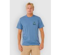 Rip Curl Vaporcool Search Stack Short Sleeve T-shirt Blue S Man