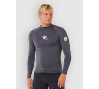 Rip Curl Waves Upf Long Sleeve Rash Guard Grey 2XL Men