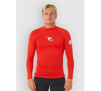 Rip Curl Waves UPF Perf Longsleeve Lycra lava red M