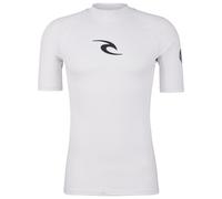 Rip Curl Waves Upf Short Sleeve Rash Guard White L Men