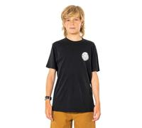 RIP CURL Wetsuit Icon Short Sleeve T-Shirt 10 Years Black