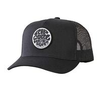 Rip Curl Mens Snapback Curve Brim Trucker Cap - Wetsuit Icon, Black