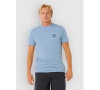 Rip Curl Wettie Passage Icon Short Sleeve T-shirt Blue S Men