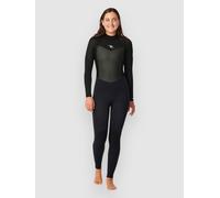 Rip Curl Omega 5/3 Mm Gb Steamer Woman Long Sleeve Back Zip Neoprene Suit Black 8 Women