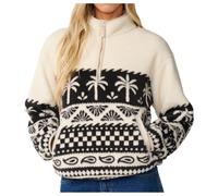 Rip Curl - Women's Bossa Nova 1/4 Zip Polarfleece - Fleece jumper size S, sand