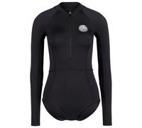 Rip Curl Classic Surf Woman Long Sleeve Front Zip Shorty Black M Woman