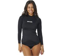 Rip Curl Classic Surf Upf Long Sleeve Rash Guard Black L Woman