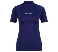Rip Curl - Women's Classic Surf S/S UPF Rashguard - Lycra size M, blue