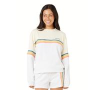 Rip Curl Women's High Tide Surf Raglan Pullover Crew Sweatshirt, Grey Marle 254 Surf Revival, Medium