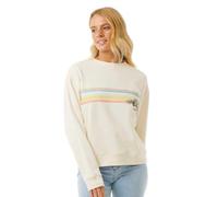 RIP CURL Womens Hoffman Relaxed Jumper Sweatshirt - Bone - XS