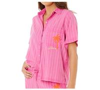 Rip Curl - Women's Hotel Malibu Embroid Shirt - Blouse size L, pink