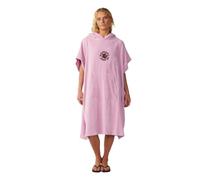 RIP CURL Women's Icon Hooded Towel Mauve Pink Surf Poncho