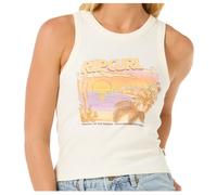 Rip Curl - Women's La Paloma Tank - Tank top size XS, sand/white