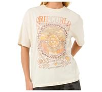 Rip Curl - Women's Luna Heritage Tee - T-shirt size S, sand/white