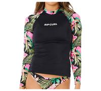 Rip Curl - Women's Molokai L/S Floral Insert - Lycra size M, black