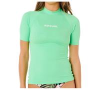 Rip Curl - Women's Molokai S/S Solid UPF Rashguard - Lycra size L, green