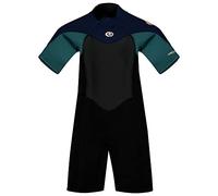 RIP CURL Womens Omega 1.5mm Shorty Wetsuit - Green - E3 neoprene - Mesh skin front and back
