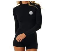 Rip Curl Premium Boyleg Long Sleeve Back Zip Uv Shorty Black M Woman