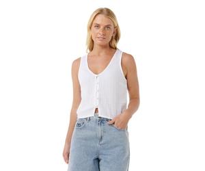 Rip Curl Women's Premium Surf Tank Top, White, S