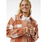 Rip Curl Womens Soleil Checked Button Up Shirt Jacket Shacket