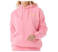 Rip Curl Women's Surf Puff Heritage Hooded Sweatshirt, Pink/Orange 253, XS