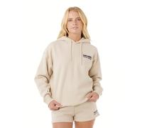 Rip Curl Women's Surf Puff Heritage Hooded Sweatshirt, Natural 253, XL