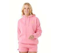 Rip Curl Women's Surf Puff Heritage Hooded Sweatshirt, Pink/Orange 253, XS