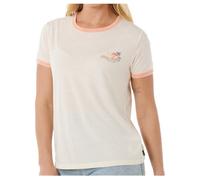 Rip Curl - Women's Swell Lines Ringer Tee - T-shirt size M, sand