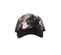 Rip Curl Women's Trucker, Baseball Hat, Lightweight and Breathable Mesh with Adjustable Snapback and Curved Brim for Sun Protection Cap, Black Exc, One Size