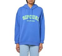 Rip Curl Women's Varsity Pullover Hooded Sweatshirt, Ocean Cali Desto, Medium