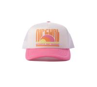 Rip Curl Youth Trucker Hat with Snapback Closure and Mesh Back-Adjustable, Breathable Cap for Boys & Girls, White, One Size