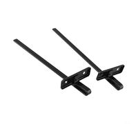 Rip Fence for Circular Saws - 9-1/2 Inch Metal Edge Guide with Scale Ruler - Compatible with BSS610 BSS611 5005BA 5007NB 5057KB Models, Part Number 164095-8, 2 Pack