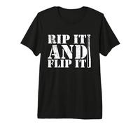 Rip It and Flip It Baseball Graphic Premium T-Shirt