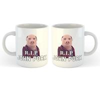 RIP John Pork | Hilarious Gift Idea | Cup Tea Coffee | 11oz White Mug
