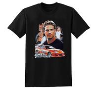 RIP Paul Walker T-Shirt Black Unisex Graphic Mens Printed Tee S