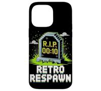 RIP Respawn Pop Culture Retro Video Game Case for iPhone 14 Pro Max