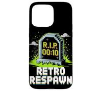 RIP Respawn Pop Culture Retro Video Game Case for iPhone 15 Pro Max