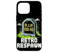 RIP Respawn Pop Culture Retro Video Game Case for iPhone 16 Pro Max