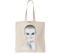 RIP Sinead O'Connor Canvas Tote Bag - Reusable Cotton Shopping Bag, Natural
