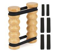 Rip Stick Strength Training, Adjustable Resistance Bands, Wooden Grip Arm Exercise Tool, Portable Muscle Toning Equipment for Home Gym, Core Workouts, and Fitness 7 X 3.9 Inches