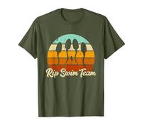 Rip Swim Team Funny Vasectomy Recovery Present - Vasectomy T-Shirt, Men, Olive Green, Medium
