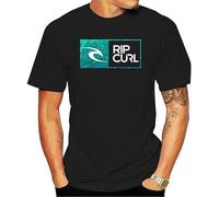 Rip Tee Curl Men‘S M Tee T-Shirt Short Sleeve White Hawaii Hi Finley Watu NWT Unisex Black M