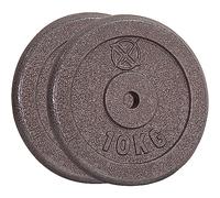 RIP X Pair of Standard 1" Weight Plates in Cast Iron - 10kg