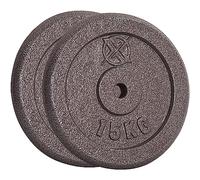 RIP X Pair of Standard 1" Weight Plates in Cast Iron - 15kg