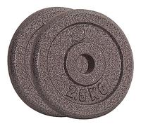 RIP X Pair of Standard 1" Weight Plates in Cast Iron - 2.5kg