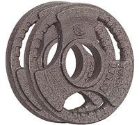 RIP X Pair of Tri Grip 2" Olympic Weight Plates in Cast Iron - 1.25kg