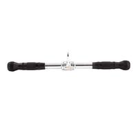 RIP X Revolving Straight Bar Cable Attachment Textured Grip Curl Pull Down Gym