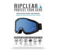 RIPCLEAR Mountain Bike Goggle Lens Protector For 100% Goggles - Universal Fit For Strata, Strata 2, Accuri, Accuri 2, Race Craft 2, (Tear Off Alternative) - Mountain Bike, MTB, Downhill Goggle