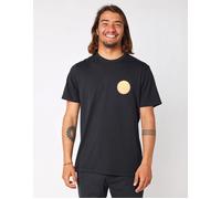 Ripcurl Men's Rip Curl Mens Passage Cotton Short Sleeve T-Shirt - Black - Size: 44/Regular