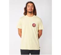 Ripcurl Men's Rip Curl Mens Passage Cotton Short Sleeve T-Shirt - Vintage Yellow - Size: 44/Regular